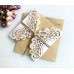 Vellum Invitation Card Laser Cut Thank You Card Square Wedding Invitation 